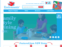 Tablet Screenshot of environments.com